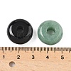 Natural & Synthetic Mixed Gemstone Donut/Pi Disc Charms G-M454-01C-3