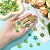 60Pcs 10 Styles Golden Tone Alloy Enamel Pendants FIND-CJ0003-48-4