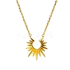 Sunflower Pendant 304 Stainless Steel Necklaces for Women LS-ZH6768-1-1