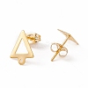 201 Stainless Steel Stud Earring Findings EJEW-A071-19G-2
