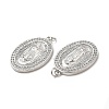 Brass Micro Pave Cubic Zirconia Pendants KK-E068-VB271-1-3