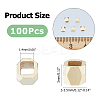 100Pcs Brass Spacer Beads KK-FI0001-02B-G-2