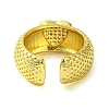 Brass Micro Pave Cubic Zirconia Open Cuff Ring RJEW-K256-15G-3