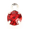 Glass Rhinestone Charms RB-6.5x4x3.5-P-10