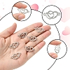 10Pcs Alloy Crystal Rhinestone Links/Connectors ALRI-FS0001-02P-2