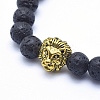 Nylon Cord Braided Bead Bracelets BJEW-F276-F-3