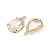 Natural Quartz Crystal Faceted Pendants G-K347-05G-04-2