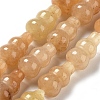 Natural Red Aventurine Beads Strands G-P528-G04-01-1