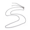 Tarnish Resistant Adjustable 304 Stainless Steel Slider Necklaces LS-MAK-L026-07A-P-1