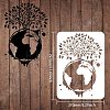 Plastic Reusable Drawing Painting Stencils Templates DIY-WH0202-252-2