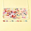 120Pcs 11 Colors Transparent Spray Paint Glass Beads GLAA-FS0002-12A-10