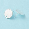 201 Stainless Steel Stud Earring Findings STAS-P308-09C-S-3