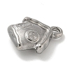 Anti-Tarnish 304 Stainless Steel Pendants STAS-Q334-11P-2