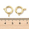 SHEGRACE Brass Spring Ring Clasps XGRPCN048-223G-3