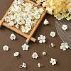 80Pcs 8 Styles ABS Plastic Imitation Pearl Pendants KY-CJ0001-95-5