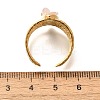 Natural Rose Quartz Chip Finger Rings for Women RJEW-R012-08G-02-3