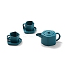 Mini Alloy Tea Set Display Decorations DJEW-G028-03A-1