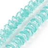 Transparent Glass Beads Strands LAMP-H061-01C-08-1