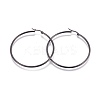 304 Stainless Steel Big Hoop EarRing Shapes EJEW-L222-11D-1