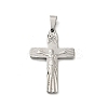 304 Stainless Steel Pendants STAS-P400-11D-P-1
