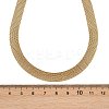 8MM 304 Stainless Steel Mesh Chain Necklaces for Women NJEW-G179-05G-3