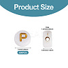500Pcs Plating Acrylic Beads PACR-TADJ0001-01P-3