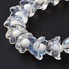 Transparent Glass Beads Strands LAMP-H061-01D-6