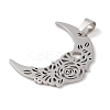 Non-Tarnish 201 Stainless Steel Pendants STAS-A094-13P-2