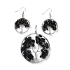 Brass Jewelry Sets SJEW-K072-20W-1