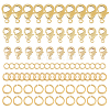 30Pcs Brass Lobster Claw Clasps KK-HS0001-37-1