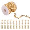 DIY Aluminium Paperclip Chains Bracelets/Necklaces Making Kit DIY-TA0012-92-1