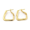 Rack Plating Brass Hoop Earrings for Women EJEW-K263-24G-1