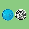 DIY Vision Trap Coaster Silicone Molds DIY-F097-01-1