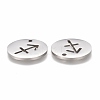 Tarnish Resistant 201 Stainless Steel Pendants STAS-Z001-B-12P-2