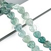 Natural Green Fluorite Beads Strands G-T142-64A-1