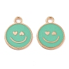 Alloy Enamel Pendants PALLOY-S192-04G-2