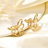 304 Stainless Steel Stud Earrings EJEW-A123-01C-G-4