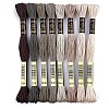 8 Skeins 8 Colors 6-Ply Crochet Threads PW-WG76952-08-1