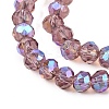 Electroplate Glass Beads Strands EGLA-A044-T2mm-L07-3