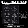Crown Resin Hotfix Rhinestone DIY-WH0661-26B-2
