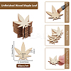 60Pcs Wood Pendants WOOD-FH0002-30C-2