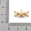 Brass Micro Pave Cubic Zirconia Spacer Beads KK-K371-47B-G-3