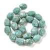 Natural Amazonite Beads Strands G-P541-A01-11-2