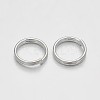 Brass Split Rings X-KK-E647-10S-8mm-2