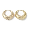 Texture Rings Brass Hoop Earrings for Women EJEW-H006-06B-G-1