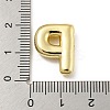 Brass Micro Pave Clear Cubic Zirconia Pendants KK-E093-04G-P-3