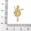 Brass Micro Pave Cubic Zirconia Pendants KK-D409-42G-A-3