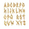 304 Stainless Steel Enamel Pendants STAS-Z174-01G-1