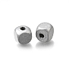 Spray Painted Wooden Beads WOOD-P021-01B-M-3