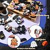 20Pcs 10 Styles Halloween Themed Food Grade Eco-Friendly Silicone Focal Beads SIL-CJ0002-54-3